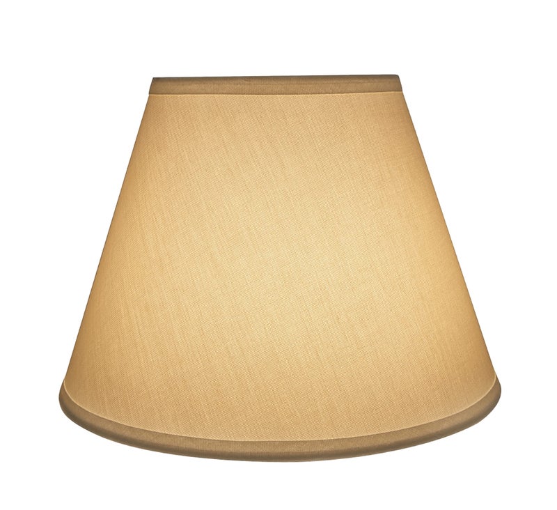 Aspen Creative 32682 Transitional Empire Shape Spider Construction Lamp Shade, White, 7" Top x 13" Bottom x 9-1/2" Slant Height - Image 2